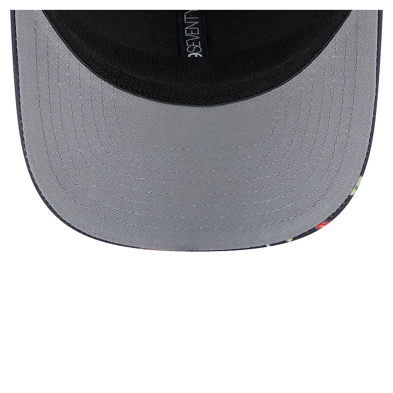Casquette extensible noire New Era 9SEVENTY pour homme, motif Adventure Drinks des Philadelphia Phillies