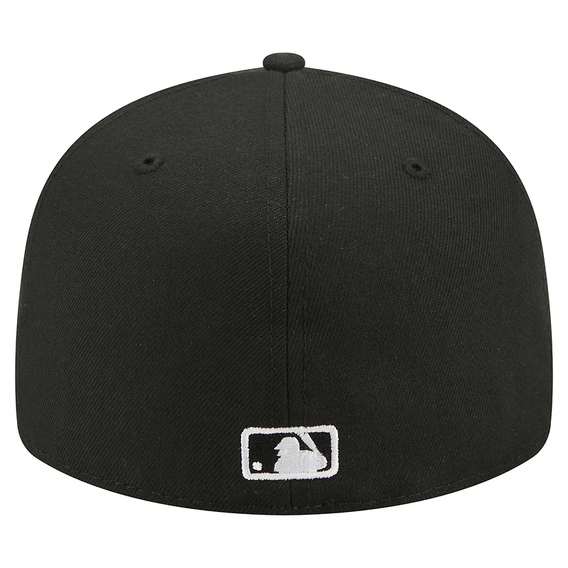 Casquette ajustée New Era 59FIFTY noire pour homme, motif aigle à tête blanche, Philadelphia Phillies Americana.