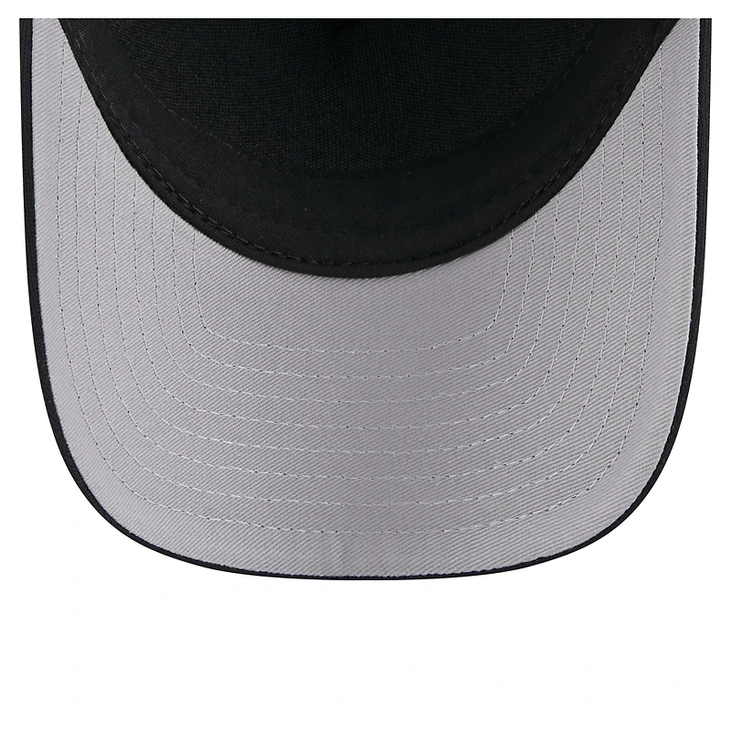 Men's New Era Black Philadelphia Phillies City Initial 9FORTY A-Frame M-Crown Adjustable Trucker Hat