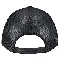 Casquette ajustable New Era noire Philadelphia Phillies 9FORTY A-Frame M-Crown Trucker pour homme