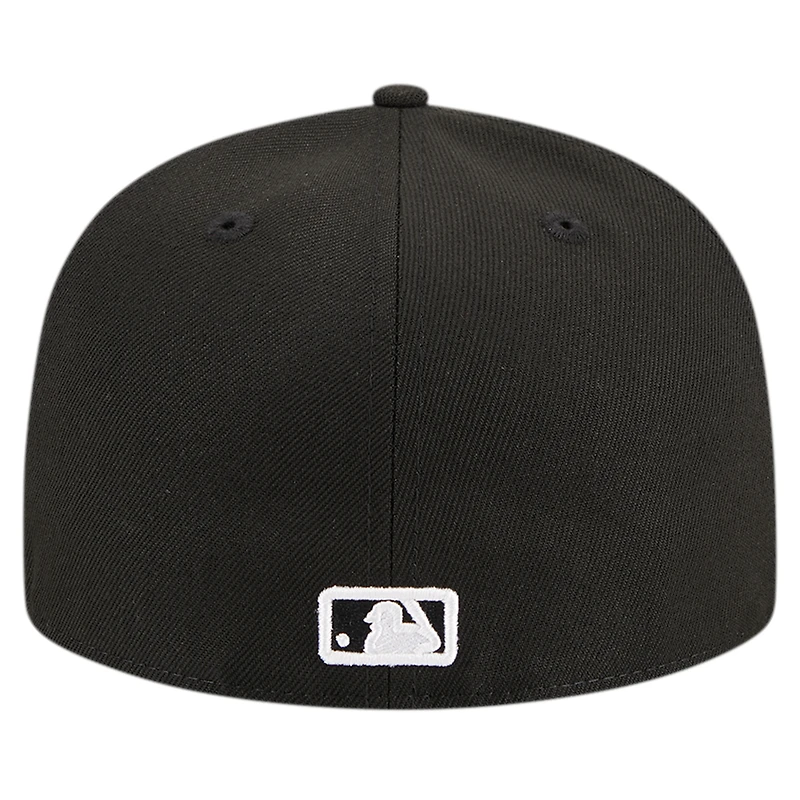 Men's New Era Black Philadelphia Phillies Logo 59FIFTY Fitted Hat