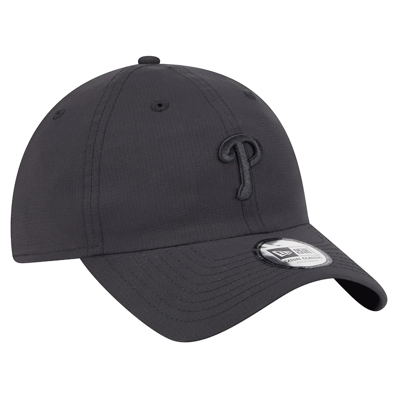 Men's New Era Black Philadelphia Phillies Ripstop Casual Classic Adjustable Hat