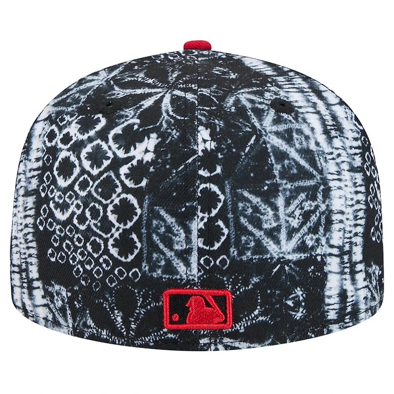 Casquette ajustée 59FIFTY noire des Philadelphia Phillies Sands New Era pour hommes