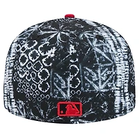 Casquette ajustée 59FIFTY noire des Philadelphia Phillies Sands New Era pour hommes
