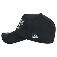Men's New Era  Black Philadelphia Phillies Script Text 9FORTY A-Frame Adjustable Hat