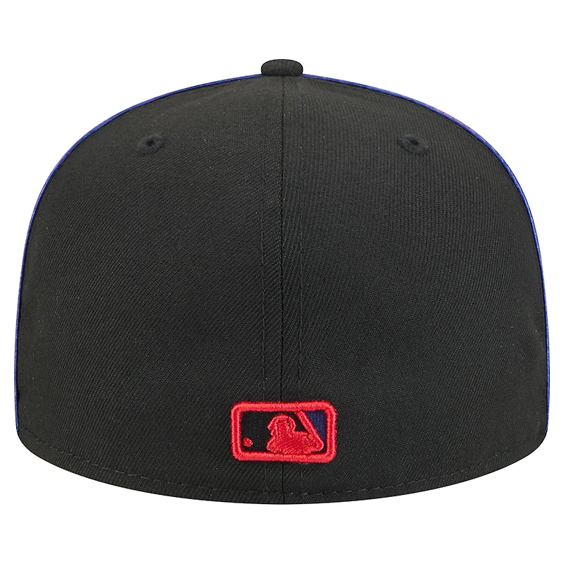 Casquette ajustée Soutache 59FIFTY noire des Phillies de Philadelphie pour homme New Era