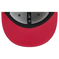 Casquette ajustée Soutache 59FIFTY noire des Phillies de Philadelphie pour homme New Era