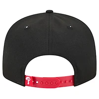Casquette Snapback 9FIFTY Splatter Philadelphia Phillies noire New Era pour homme