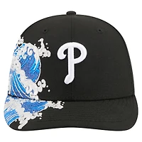 Men's New Era  Black Philadelphia Phillies Surf 59FIFTY Fitted Hat