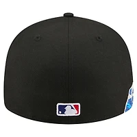 Men's New Era  Black Philadelphia Phillies Surf 59FIFTY Fitted Hat