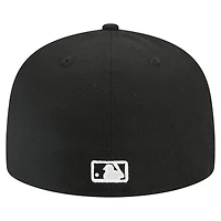 Men's New Era Black Philadelphia Phillies Tri-Hit 59FIFTY Fitted Hat