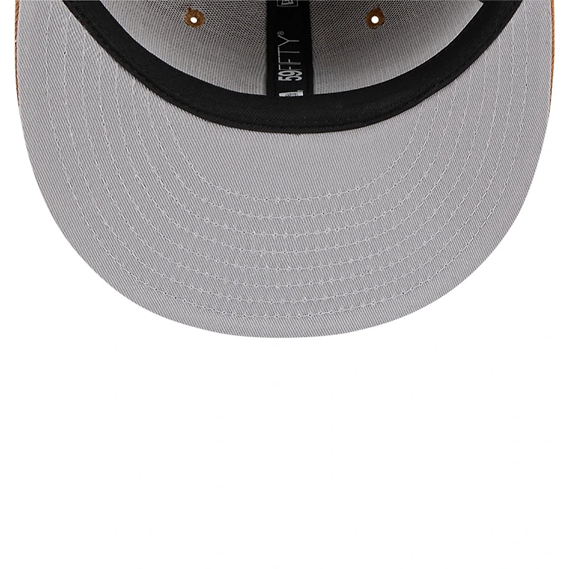 Casquette ajustée 59FIFTY marron des Phillies de Philadelphie New Era pour hommes