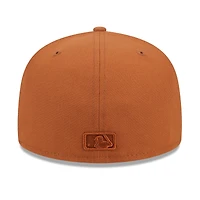 Men's New Era Brown Philadelphia Phillies Spring Color 59FIFTY Fitted Hat