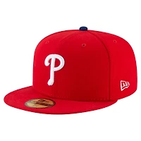 Men's New Era Bryce Harper Red Philadelphia Phillies 2025 Player’s Weekend 59FIFTY Fitted Hat