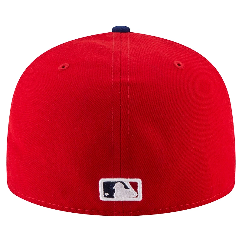 Men's New Era Bryce Harper Red Philadelphia Phillies 2025 Player’s Weekend 59FIFTY Fitted Hat