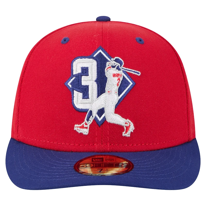 Casquette ajustée New Era Bryce Harper rouge des Phillies de Philadelphie 59FIFTY pour homme