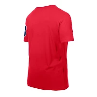 T-shirt New Era Bryce Harper rouge pour homme avec nom et numéro Design Lab des Phillies de Philadelphie