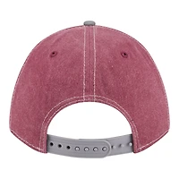Casquette ajustable New Era pour homme, bordeaux/gris, Philadelphia Phillies, en feutre, modèle M-Crown 9FORTY