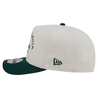 Casquette snapback New Era crème/vert foncé Philadelphia Phillies Chrome A-Frame 9FIFTY pour homme