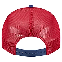 Men's New Era Cream/Red Philadelphia Phillies Banner A-Frame 9FIFTY Trucker Snapback Hat