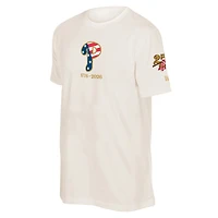 Men's New Era  Cream Philadelphia Phillies 250th Fourth of July T-Shirt