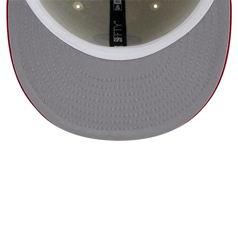 Men's New Era Cream Philadelphia Phillies Chrome 59FIFTY Fitted Hat