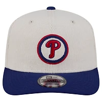 Casquette ajustable New Era 9SEVENTY crème pour homme des Philadelphia Phillies