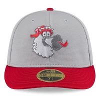 V107988 Phils Mlb Nwe 2025 Entraînement au bâton gris Lp 59fifty HATMENLOP 60640266 #13