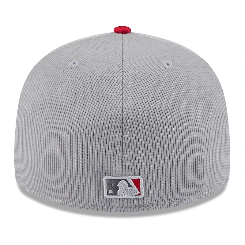 V107988 Phils Mlb Nwe 2025 Entraînement au bâton gris Lp 59fifty HATMENLOP 60640266 #13