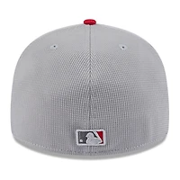 V107988 Phils Mlb Nwe 2025 Entraînement au bâton gris Lp 59fifty HATMENLOP 60640266 #13