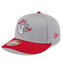 V107988 Phils Mlb Nwe 2025 Entraînement au bâton gris Lp 59fifty HATMENLOP 60640266 #13