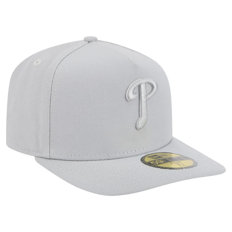 Casquette ajustée 59FIFTY pour homme New Era gris Philadelphia Phillies Colorpack