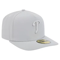 Casquette ajustée 59FIFTY pour homme New Era gris Philadelphia Phillies Colorpack