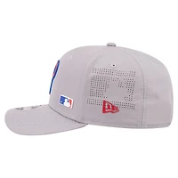 Men's New Era Gray Philadelphia Phillies Laser Perforated 9SEVENTY Adjustable Hat