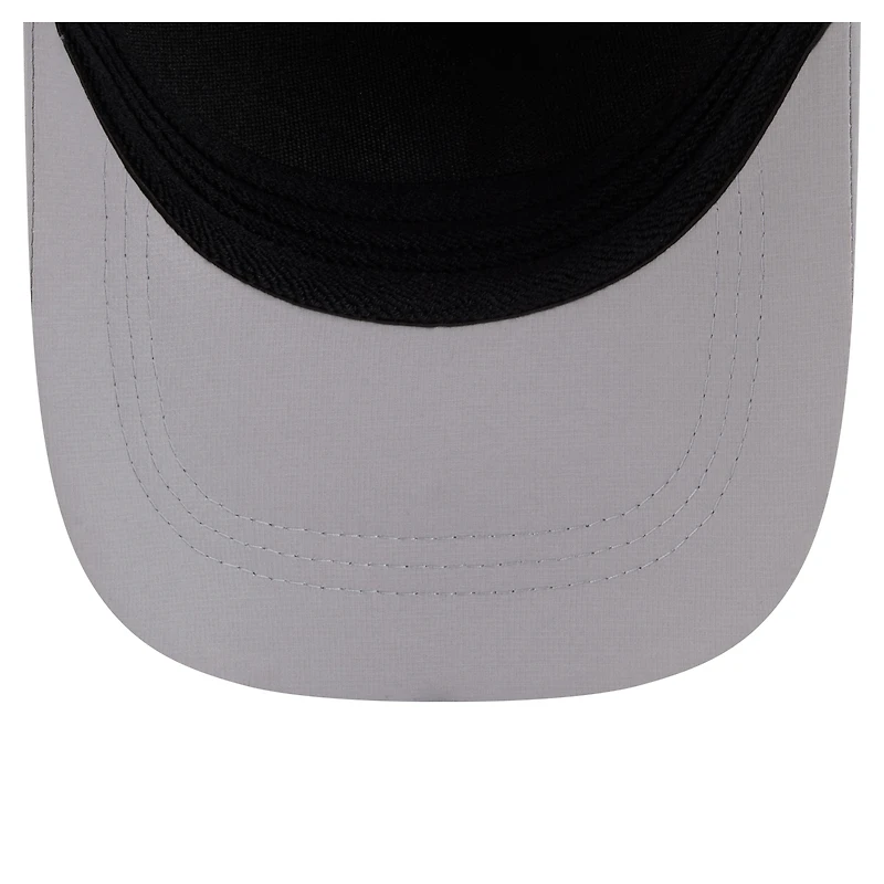 Men's New Era Gray Philadelphia Phillies Patch 39THIRTY A-Frame M-Crown Perforated Flex Hat