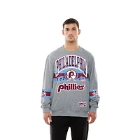 Men's New Era  Gray Philadelphia Phillies Sport Classics Sweatshirt
