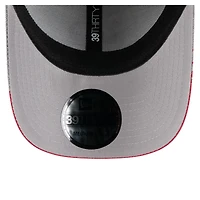 Men's New Era Gray Philadelphia Phillies Visor Paint Splatter 39THIRTY Flex Hat