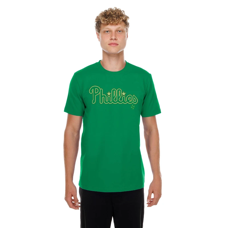 T-shirt New Era vert Philadelphia Phillies pour homme, édition spéciale Saint-Patrick 2026