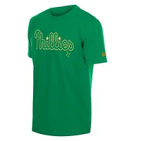T-shirt New Era vert Philadelphia Phillies pour homme, édition spéciale Saint-Patrick 2026