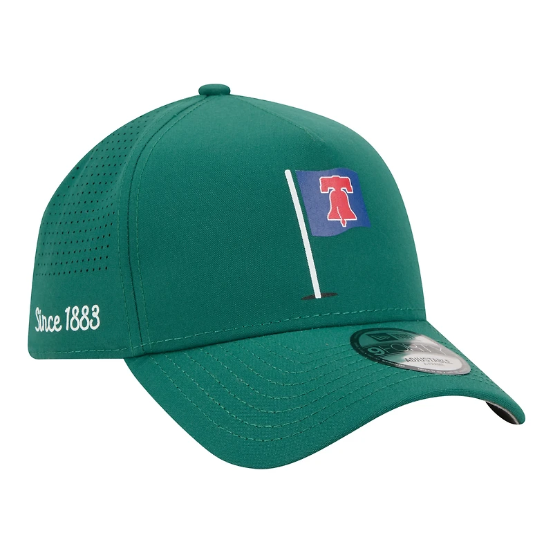 Men's New Era Green Philadelphia Phillies Pin Seeker 9FORTY A-Frame Adjustable Hat