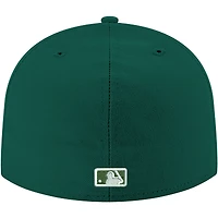 Casquette ajustée 59FIFTY verte avec logo blanc des Phillies de Philadelphie New Era pour homme