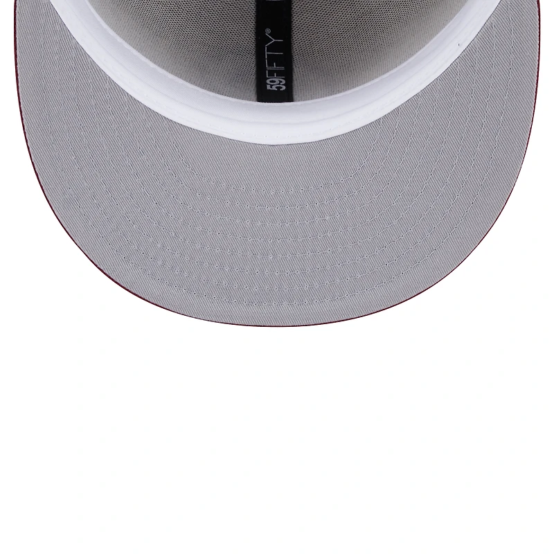 Men's New Era Khaki Philadelphia Phillies 59FIFTY Fitted Hat