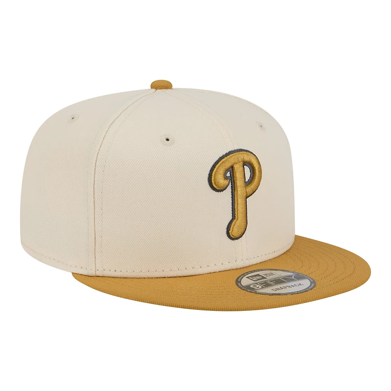 Men's New Era Turquoise/Charcoal Philadelphia Phillies Two-Tone Color Pack 9FIFTY Snapback Hat