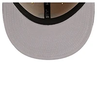 Men's New Era Light Beige Philadelphia Phillies Two-Tone Embroidered Visor 59FIFTY Fitted Hat
