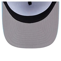 Men's New Era  Light Blue Philadelphia Phillies Deep Water Pre-Curved 9FIFTY A-Frame Snapback Hat