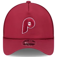 Casquette ajustable New Era rouge Philadelphia Phillies 2026 pour homme, modèle alternatif d'entraînement au bâton Apex 9FORTY
