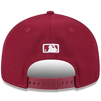Men's New Era Maroon Philadelphia Phillies Baseball Hall of Fame Retro Crown 9FIFTY Adjustable Hat