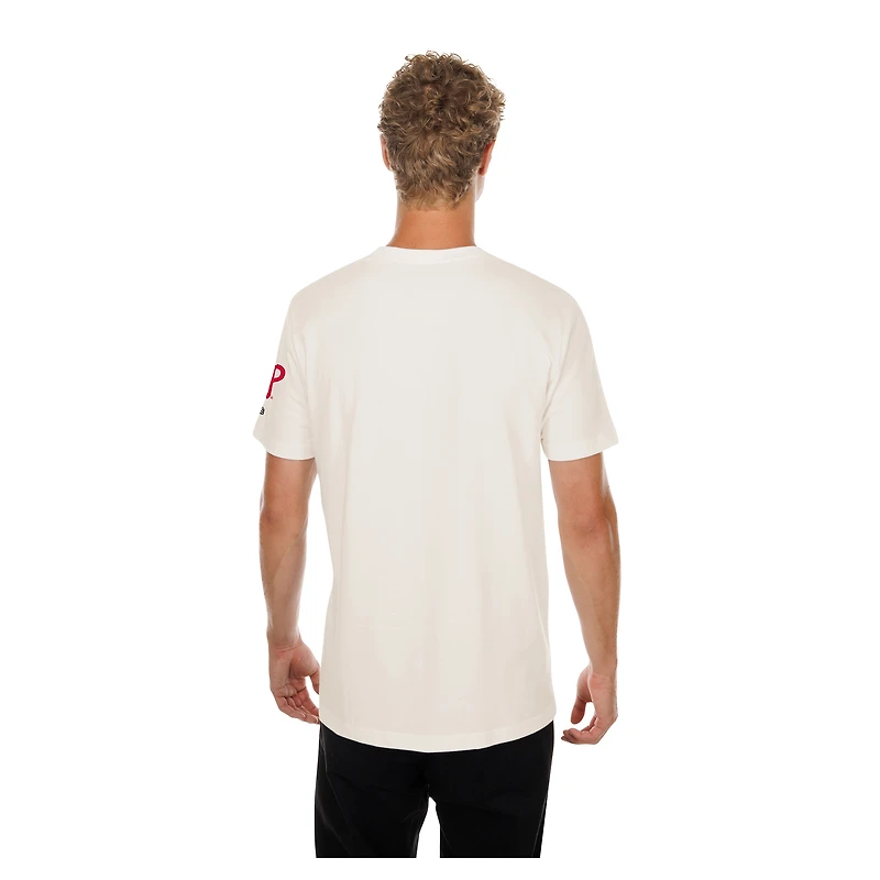 Men's New Era Natural Philadelphia Phillies Golf Mascot T-Shirt