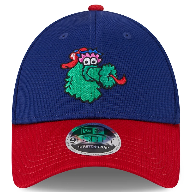 Casquette ajustable 9FORTY pour hommes des Phillies de Philadelphie 2024 New Era, bleu marine