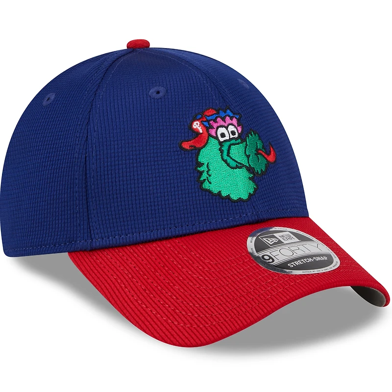 Casquette ajustable 9FORTY pour hommes des Phillies de Philadelphie 2024 New Era, bleu marine